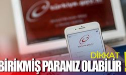 Dikkat! paranız birikmiş olabilir