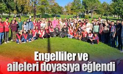 Engelliler ve aileleri doyasıya eğlendi