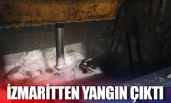 İzmaritten yangın çıktı!