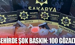 Şehirde şok baskın: 100 gözaltı