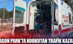 Vagon Park'ta korkutan trafik kazası!