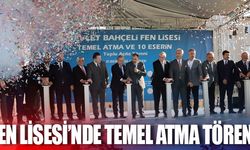 Fen Lisesi'nde temel atma töreni