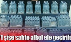 171 şişe sahte alkol ele geçirildi!