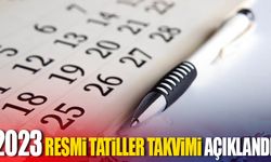 2023 resmi tatiller takvimi açıklandı