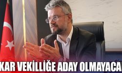 Akar vekilliğe aday olmayacak