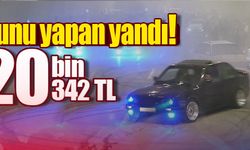 Drift yapanlar yandı!