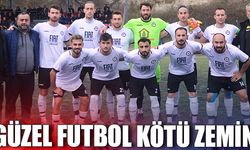 Güzel futbol kötü zemin