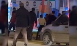 Kadını taciz eden adama meydan dayağı!