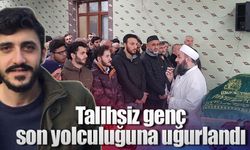 Kazada hayatını kaybeden genç son yolculuğuna uğurlandı