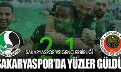 Sakaryaspor son dakikalarda güldü 2-1