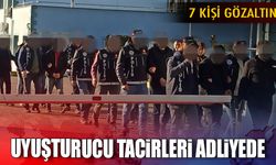 Uyuşturucu tacirleri adliyede