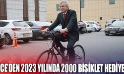 Yüce'den 2023 yılında 2000 bisiklet hediyesi