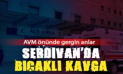 AVM önünde bıçaklı kavga