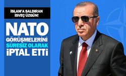 Erdoğan, NATO görüşmelerini iptal etti