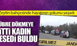 Gübre dökmeye gitti kadın cesedi buldu