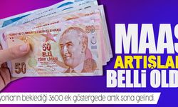 Maaş artış oranları belli oldu