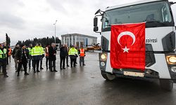 Sakarya'dan 43 iş makinası yola çıktı