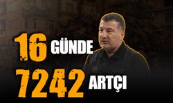 16 günde 7242 artçı