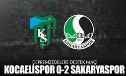 Sakaryaspor Kocaeli'nde kazandı 0-2