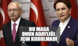 Akşener: Bu masa onun adaylığı için kurulmadı