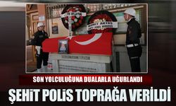 Şehit polis Canoluk toprağa verildi