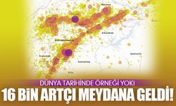 16 bin artçı deprem meydana geldi