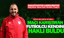 Maçı karıştıran Futbolcu kendini haklı buldu!