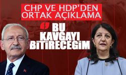 CHP ve HDP'den ortak açıklama!
