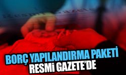 Borç yapılandırma paketi Resmi Gazete'de