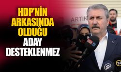 HDP'nin arkasında olduğu bir aday desteklenemez