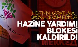 HDP'nin hazine yardımı blokesi kaldırıldı