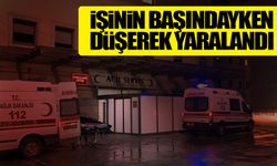 İşinin başındayken yüksekten düştü!