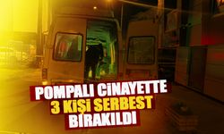 Pompalı cinayette 3 kişi serbest kaldı!