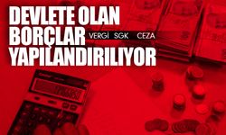 Kamuya olan borçlar yapılandırılıyor