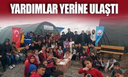 Yardımlar sahiplerine ulaştı