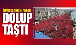 İzmir'de tarihi anlar: Coşkulu kalabalık