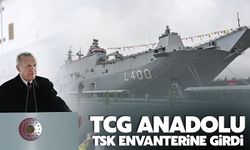 TCG Anadolu TSK envanterine girdi