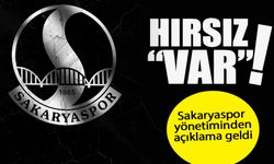 Sakaryaspor yönetiminden hırsız "var" açıklaması