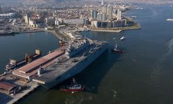 TCG Anadolu, İzmir Alsancak Limanı'nda ziyarete açıldı