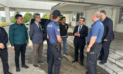 Kırklareli Valisi Ekici, Dereköy Sınır Kapısı'nda incelemede bulundu