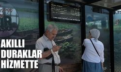 Akıllı duraklar hizmette