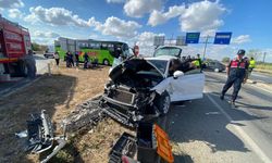 Kırklareli'nde iki otomobilin çarpıştığı kazada 6 kişi yaralandı