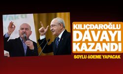 Soylu, Kılıçdaroğlu'na 40 bin lira tazminat ödeyecek