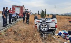 Gelibolu’da bariyere çarpan otomobilin sürücüsü yaralandı