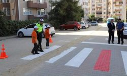 Gelibolu'da öğrencilere trafik kuralları eğitimi verildi