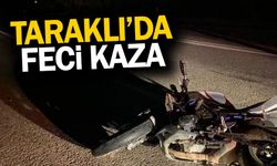 Taraklı'da motosiklet kazası!