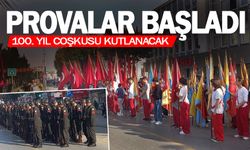 Atatürk Bulvarı'nda 100. yıl provası