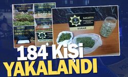 184 şahıs yakalandı 