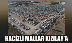 Hacizli mallar Kızılay'a devredilecek