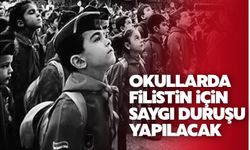 Filistin'deki çocuklar için saygı duruşu